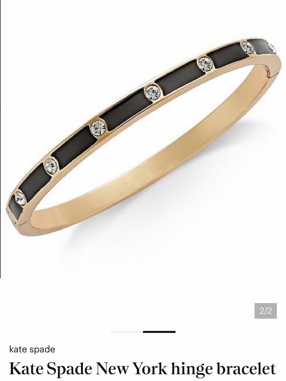 Kate Spade New York hinge bracelet